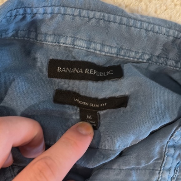 Banana Republic button down size medium men’s - Picture 6 of 8